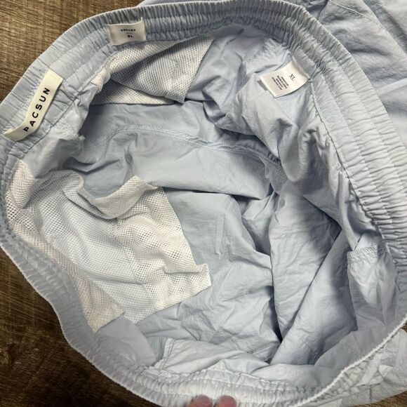 PacSun Light Blue Volley Swim Trunks Size XL - Picture 8 of 9